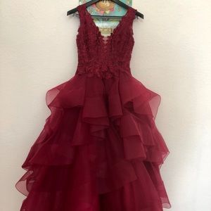 Camille la Vie Red Prom dress